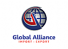 Logo, welt, erde, Transport, Logistik, Meer, Globus, Export, Import