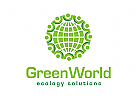  Logo kologie, grn, natur, erhaltung, Recycling