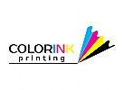 gedruckt, Farbe, Drucker, Stift, Schreiben, cmyk Logo