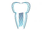 Zahnarzt Zahn Implantologie Implantat Logo