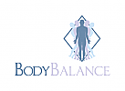 Gleichgewicht, Psychiatrie, Arzt, Medizin, Massage, Wellness Logo