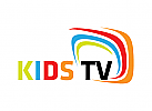 TV, Programm, Online, Bunt, Internet, Kanal, Karikatur, Kinder, Tablette, Logo