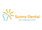 Zahn, Zahnarzt, Zahnarzt, Sonne, Kinder-Zahnarzt, Klinik, Arzt, Zahnersatz, Logo