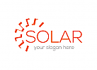 Sonne, Solar, Heizung, Energie, Panel, Einsparungen, Logo