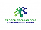 Frosch, Technik, IT, Anwendung, App, Computer, Hosting, Domains, Tech, Logo