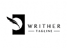 Schriftsteller, Kugelschreiber, Bleistift, Tinte, Logo
