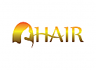 Logo Friseur, Haar, Dame