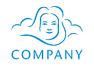 Wolken Gesicht Logo