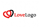 Liebe, herz logo