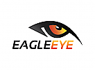 Adler, Auge, Kamera, Sicherheit Logo