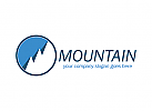 Berg, Berggipfel, Wandern, Schnee Logo