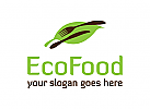Essen, Blatt, Bio, vegetarisch logo