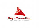 Treppen, Erfolg Logo