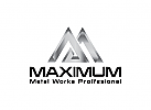Metall, Industrie, Metallurgie, Eisen, Stahl Logo