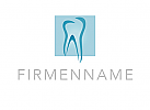 Zhne, Zahn, Logo, Zahnarzt, Zahnarztpraxis, Dentallabor, Quadrat, Abstrakt