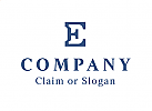Modernes Logo, Buchstabenkombination DE oder ED