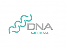 DNA, Gene, Analyse, Labor Logo