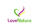 Natur Logo, Blumen, Dekoration, Schmuck, Massage, Spa, Wellness, Kosmetik
