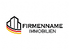 Immobilien Logo, Deutsch