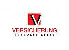 Buchstabe V, Versicherung Logo