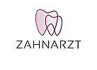 Zhne, Zahn, Zahnarztpraxis, Logo, Linie