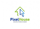 Pixel Logo, Haus Logo, Design Logo