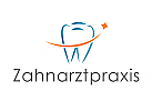 Zhne, Zahnrzte, Zahnmedizin, Zahnpflege, Zahnarzt, Zahn, Logo, Schweif, Stern