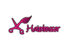 Friseur Logo, Scheren Logo