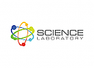 Wissenschaft Logo, Chemie Logo, Molekl Logo, Labor Logo