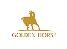 Logo, Pferd, Pferdefarm