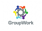 Menschen, Gruppen, Arbeit, Logo