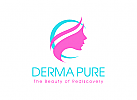 Dame Logo, Kosmetik Logo, Schnheitspflege Logo