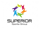 Gruppe Logo, Menschen Logo, Sport Logo