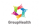 Gruppen Logo, Menschen Logo, Kinder Logo, Soziale Logo