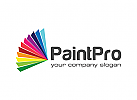 Druck Logo, Farbe Logo, Regenbogen Logo