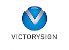  Zeichen, Signet, Logo, Kugel, Buchstabe, Letter, V, Victory