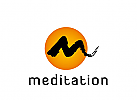 Logo, Zeichen, Signet, Meditation, Heilpraktiker, Osteopathie