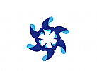 Logo, Signet, Blume, Windblume, Blumenmuster