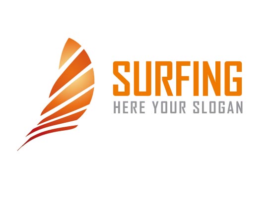 Logo fr Segler oder Surfer