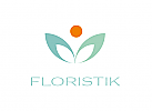 Zeichen, Signet, Symbol Blume, Pflanze, Mensch, Floristik, Logo