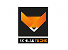 Zeichnen, zweifarbig, Signet, Symbol, Logo, Fuchs