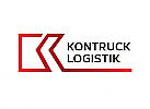 Zweifarbig, Zeichen, Symbol, Signet, Logo, Transport, Logistik, K