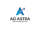  Ad Astra, Buchstabe A, Stern, Star, Stars Logo