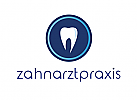 Zahn, Zahnarztpraxis, zweifarbig, Zeichen, Zentrum, Zahngesundheit, Zahnarzt Logo, Arzt Logos