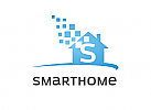 Zeichen, Signet, Symbol, Smarthouse, Haus, Pixel, IT, Technik, Logo