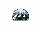 , Zeichen, Berg, See, Reise, Ski, Camping, Wandern, Sport, Mountain Logo