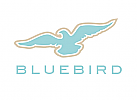 Zeichen, zweifarbig, Signet, Symbol, Logo, Vogel, Adler, Bluebird