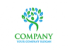 Ökologie Logo, Blume Logo, Natur Logo, Wellness, Spa, Kosmetik, Massage, Hotel