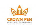 Stift, Krone, Schule, Bildung, Logo