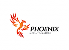 Ö, Vogel, Phönix, Flügel, Phoenix, Feuer, Feuervogel Logo